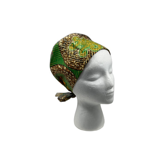 Green & Gold Surgical Cap