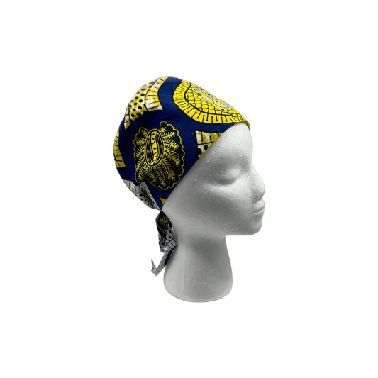 Blue & Yellow Surgical Cap